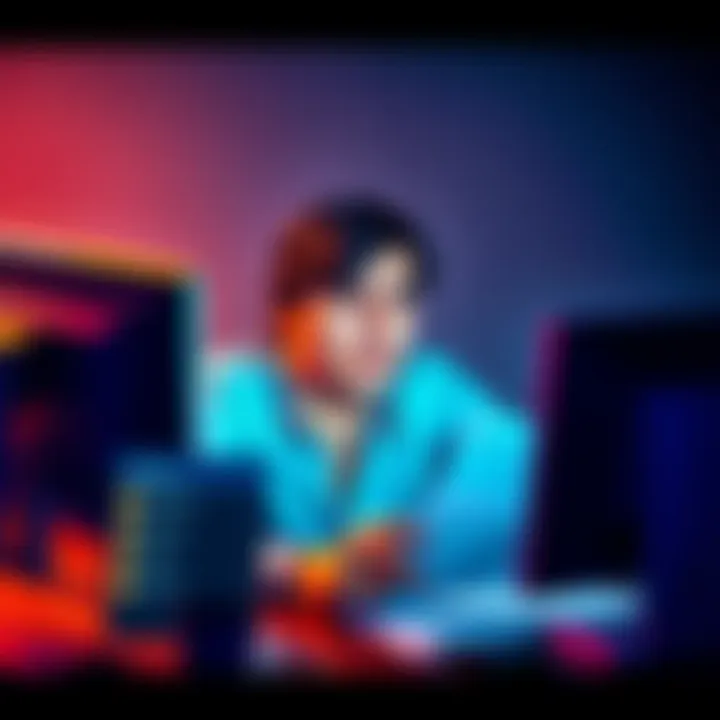 A person looking frustrated while trying to close their Coinbase account on a computer, surrounded by paperwork and a phone showing customer support options.