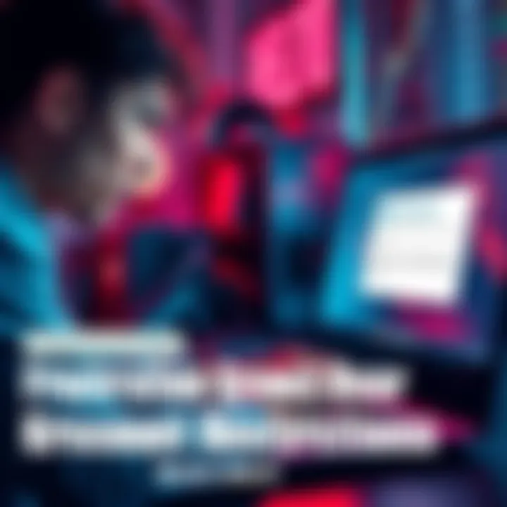 Frustrated user looking at computer screen A person showing frustration while checking their Kraken account on a laptop, displaying a message about account restrictions.