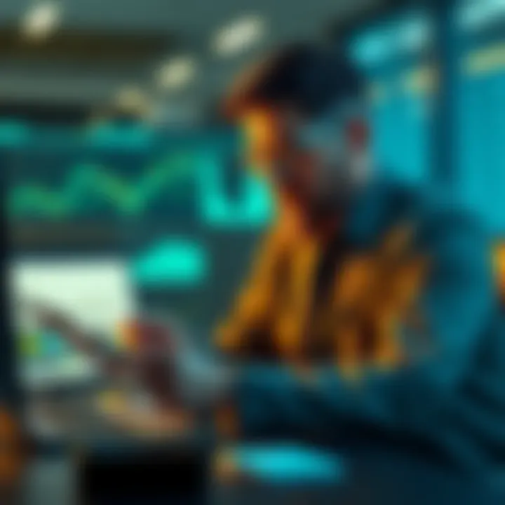 A fund manager reviews charts and graphs related to Bitcoin taxation, questioning its logic during a meeting.