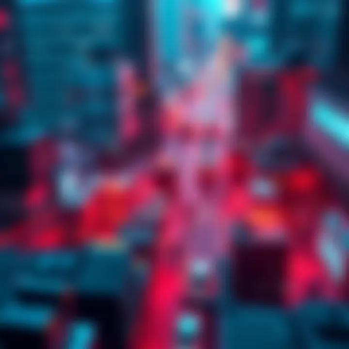 A graphic showing the GCV Cartel's influence in the market, depicting intertwining business activities and market competition.