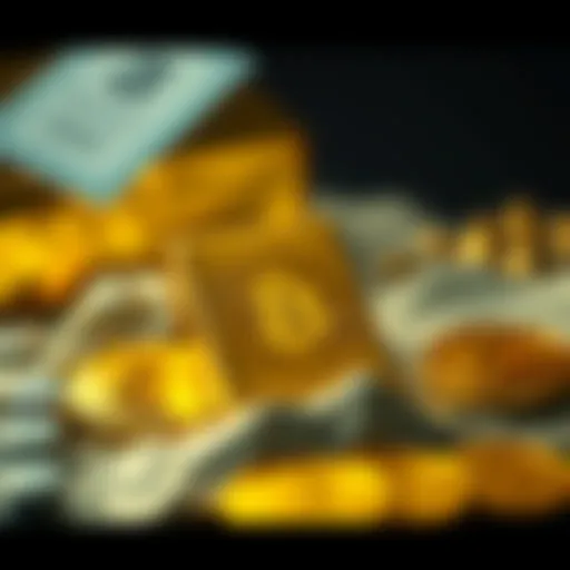 A graphic showing a gold bar transitioning into a Bitcoin symbol, illustrating the potential capital shift from gold to Bitcoin.