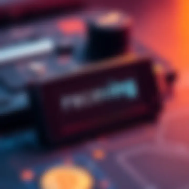 A hardware wallet displaying a recovery phrase on its screen, symbolizing the importance of access to cryptocurrency.