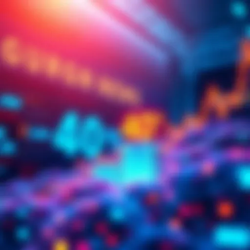 A graphic showing Hege's 40% market cap increase with digital elements and vibrant colors representing excitement and investment opportunity.