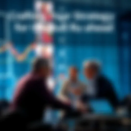 A group of investors engaged in a discussion about their investment strategies during a bull market