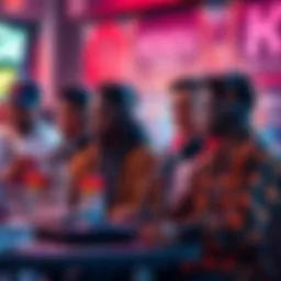 Members of the Kendu community engaging in various real-life initiatives such as promoting energy drinks and hosting a radio show.