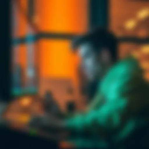 Person looking frustrated while using a computer for Changelly account verification