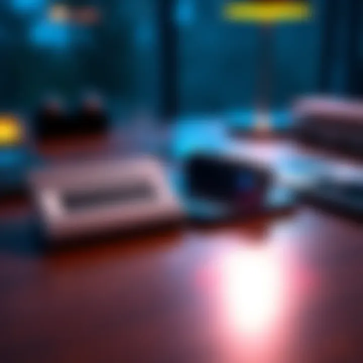 Two Ledger hardware wallets next to alternatives like Trezor and Coldcard on a table