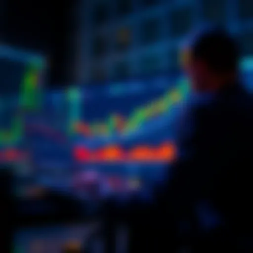 A person looking at cryptocurrency charts on a laptop, contemplating a $30K investment in Litecoin
