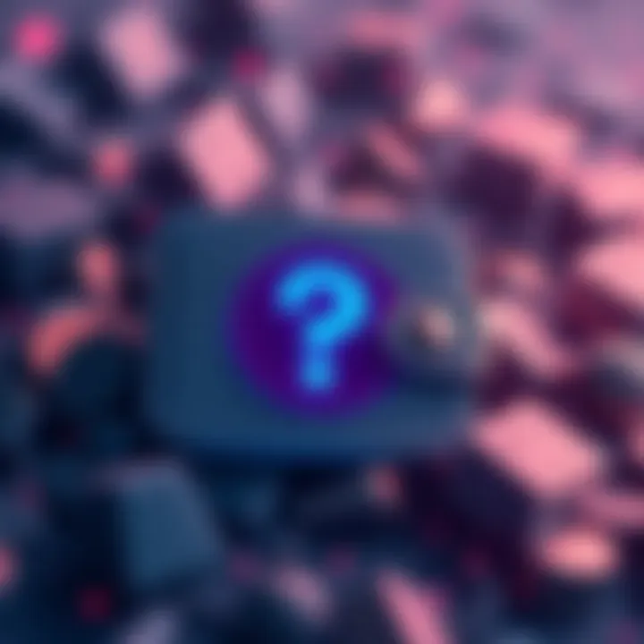 An illustration showing a digital wallet icon with a question mark, representing lost XRP due to abandoned accounts and missing keys.