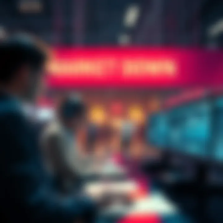 People discussing the recent market drop on forums