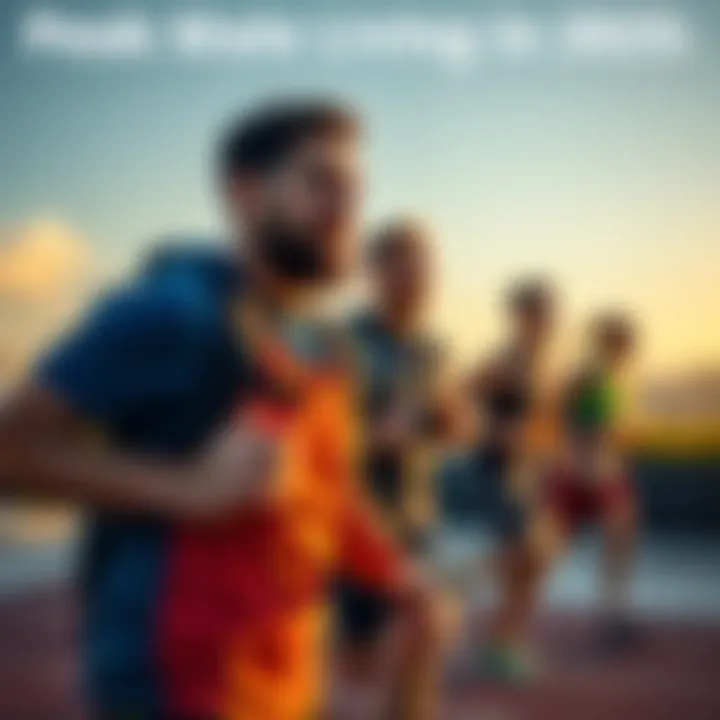 A group of men participating in outdoor fitness activities, showcasing a healthy and active lifestyle in 2025.