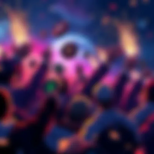 People celebrating the Midnight Glacier Airdrop with $NIGHT tokens in hand