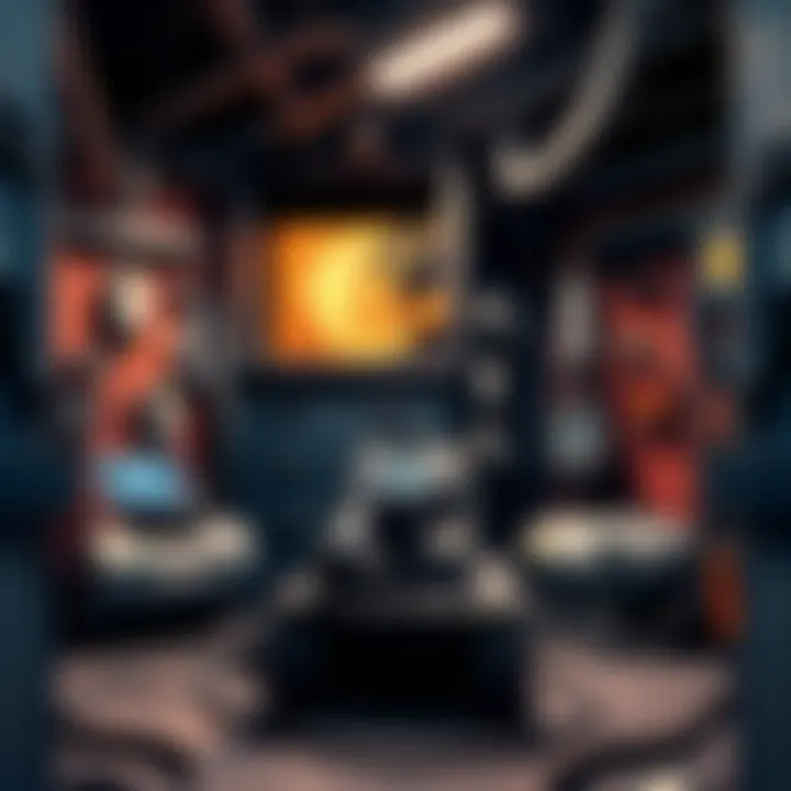 A mining setup with equipment and space for operation at an investment property.
