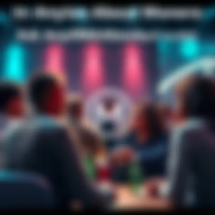 Community members engaging in a lively discussion about Monero, showcasing curiosity and shared knowledge.