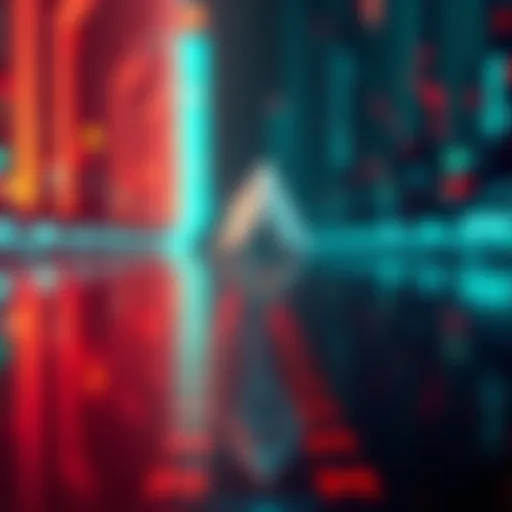 A visual representation of Monero symbol with a digital background representing the concept of privacy in cryptocurrency and escape from regulations.