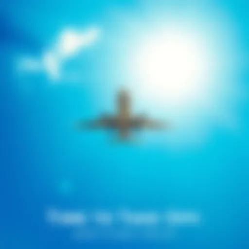 A plane ascending into a clear blue sky symbolizing new beginnings for the venture.
