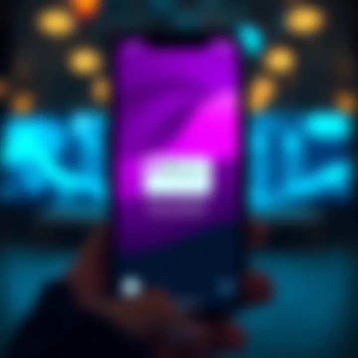 A mysterious notification appearing on a smartphone screen, sparking curiosity among online communities.