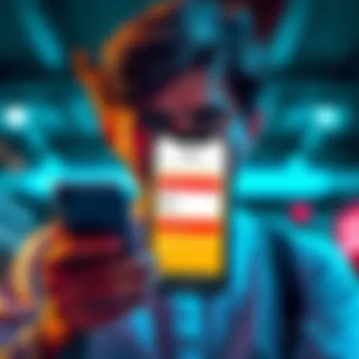 Social media post showing a confused user looking at a phone with Nexo app interface, highlighting the missing referral code feature