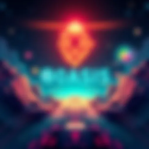 Illustration of Oasis logo with graphics representing off-chain logic and smart contracts integration