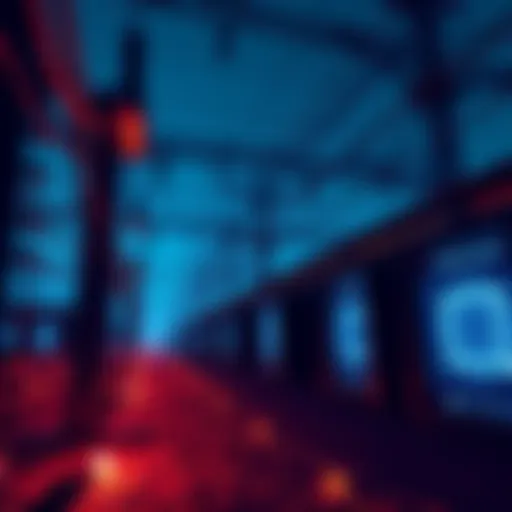 A power grid with energy lines connecting to Bitcoin mining rigs and AI servers, symbolizing Pakistan's investment in tech.