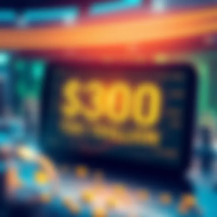 Illustration showing a digital screen displaying $300 trillion stablecoins being minted due to a technical error with PayPal's crypto partner.