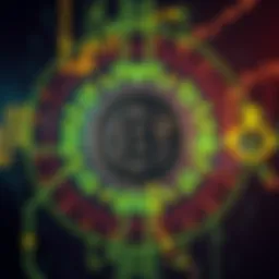 Pepecoin logo displayed in front of a digital blockchain background, symbolizing security and decentralization