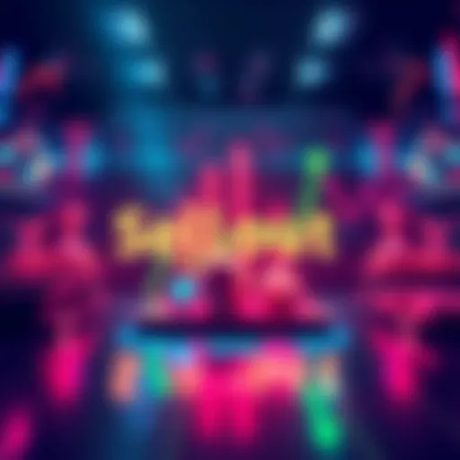 Visual representation of Polkadot Cores achieving record sales with vibrant graphics showing rising market trends and excitement