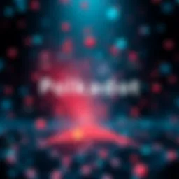 An infographic showing recent updates and partnerships in the Polkadot ecosystem, with visuals of blockchain nodes and collaboration icons