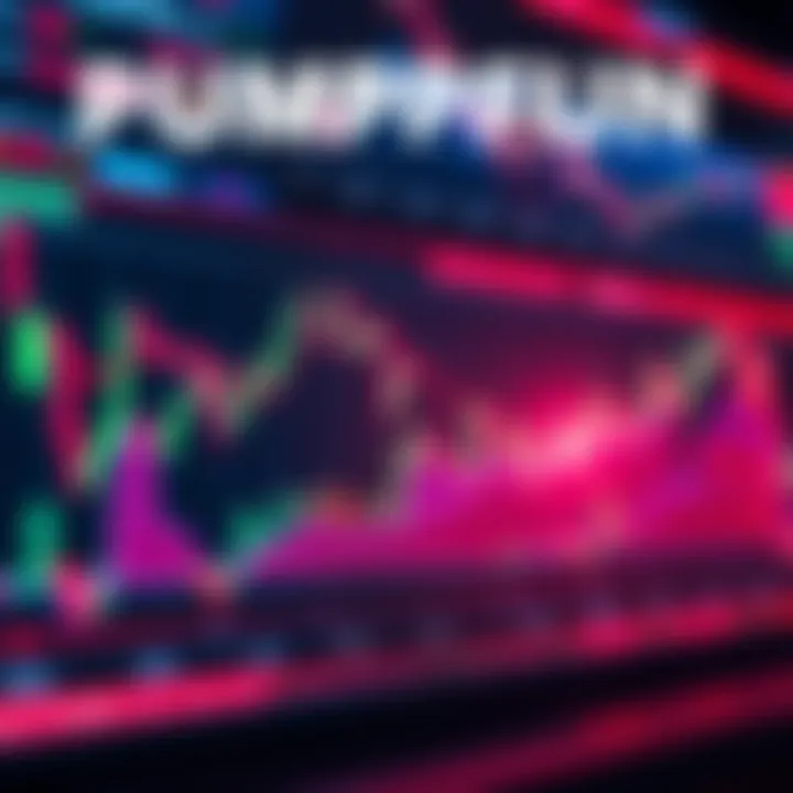 Charts showing trading activity and speculation around the Pumpfun token launch