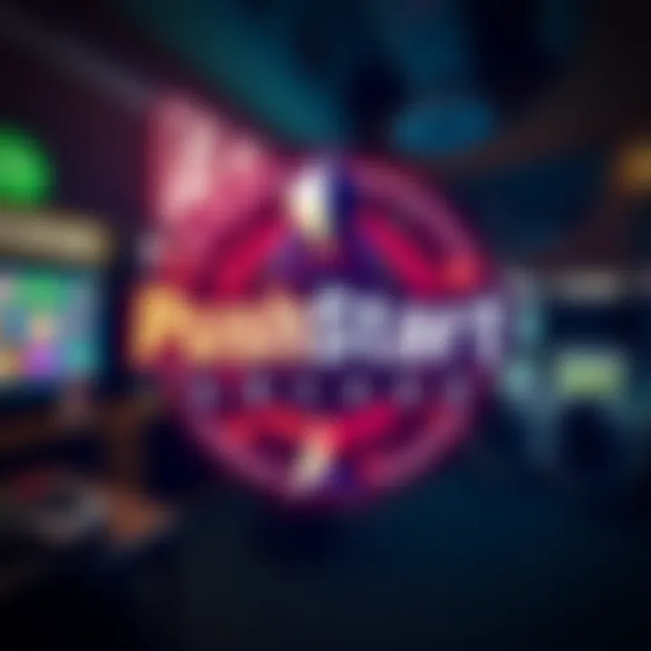 New logo of PushStartArcade showing a modern and vibrant design with gaming elements.