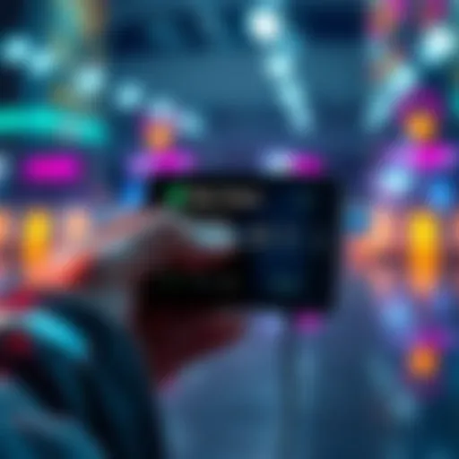 A person entering a 20-word seed phrase on a new Trezor device to restore their cryptocurrency wallet.