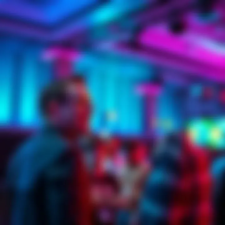 Roger Ver speaking at the BCH Bliss event, engaging with attendees about Bitcoin Cash