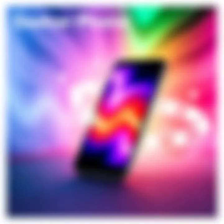 A sleek smartphone displayed with a vibrant background, announcing the August 4th shipping date.