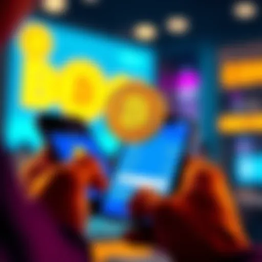 Person using Coinbase app to sell Bitcoin and cash out to a bank account