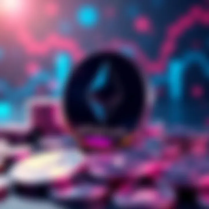 SharpLink logo with Ethereum coins shown, representing 280,706 ETH holdings and staking rewards