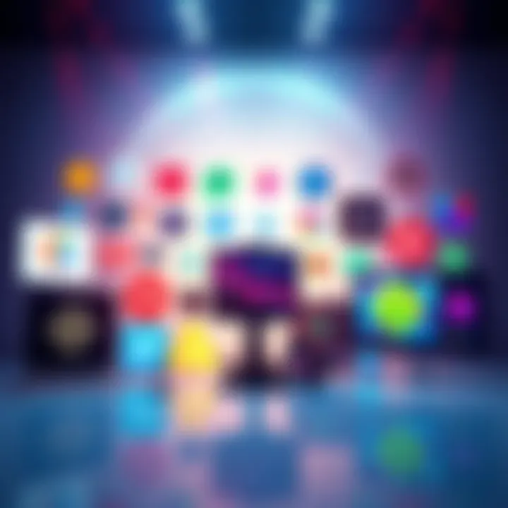 A collection of logos and screenshots from popular platforms for staking Solana with high returns.