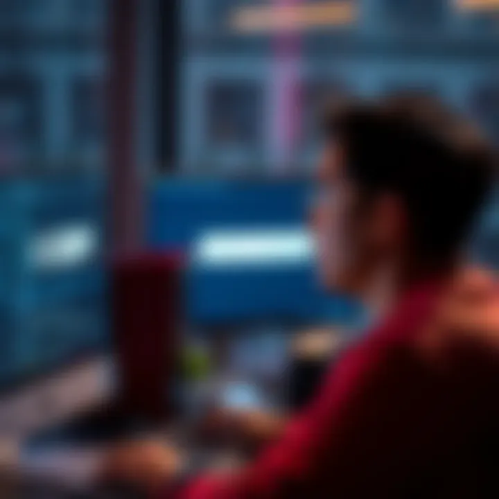 Person looking frustrated at a computer screen showing 'funds unavailable' message while trying to sell XRP