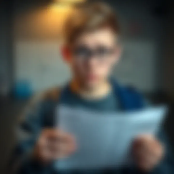 A student looking concerned while holding a ledger and a piece of paper with seed phrases