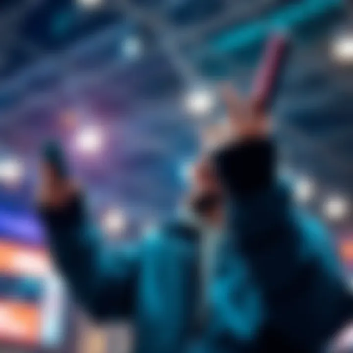 A person celebrating after successfully withdrawing XRP from Revolut on their smartphone