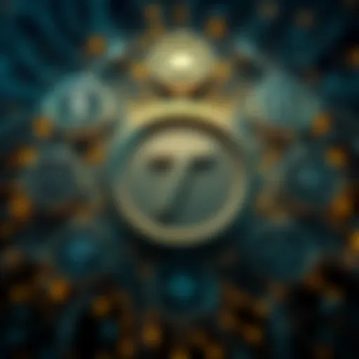 Tether logo surrounded by icons representing five blockchains being discontinued