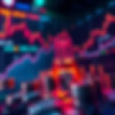 A visual representation of liquidity amounts with tokens and charts, symbolizing the importance of liquidity in a token launch.