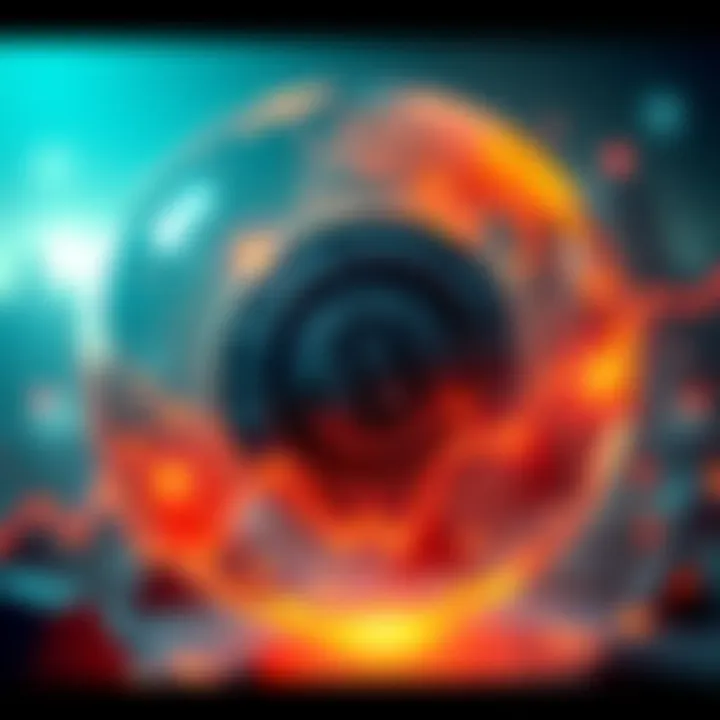 A graphic showing a digital token symbolizing the $2 trillion growth in finance and economy, with a globe in the background.