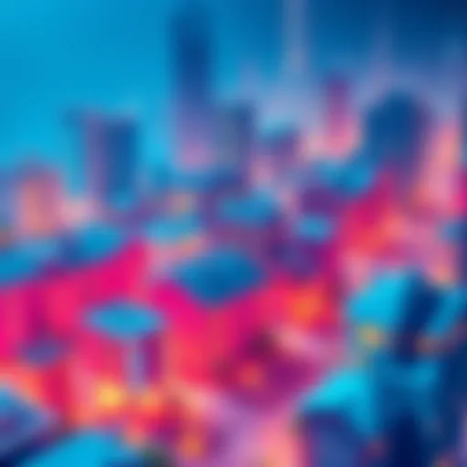 Visual representation of tokenized real estate with digital assets on the Hedera network