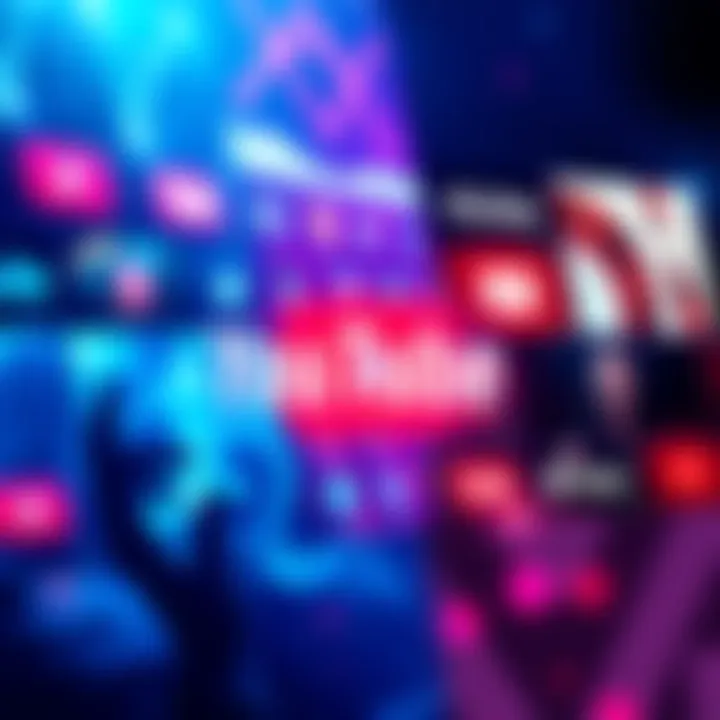 An engaging visual representation of various popular YouTube channels that focus on XRP discussions and cryptocurrency insights.