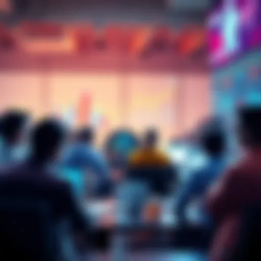 Traders discussing strategies and events in a lively forum setting.