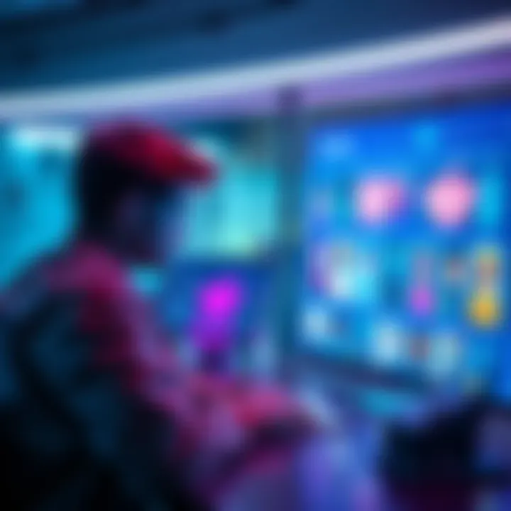 A user browsing avatar options on OpenSea, showcasing colorful digital avatars available for trade.