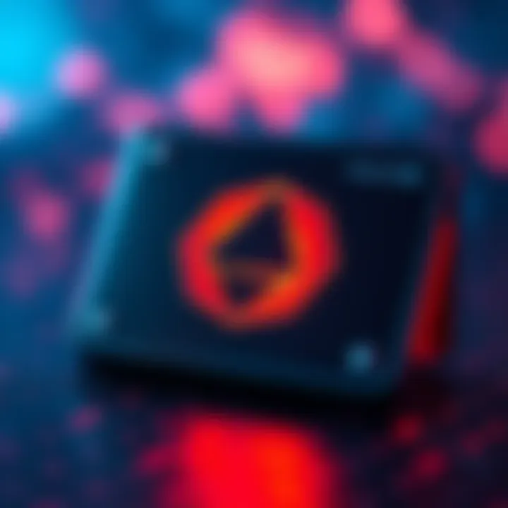 A Trezor wallet displaying the Monero cryptocurrency logo, symbolizing secure self-custody of digital assets