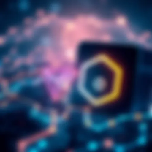 Illustration of Tron and Base logos merging together to represent collaboration in blockchain technology