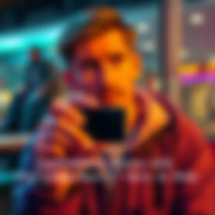 Person holding a Ledger Nano X device, looking confused while checking for issues