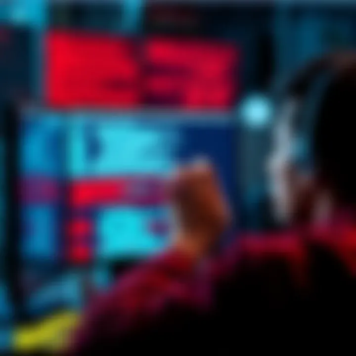 A frustrated person looking at a computer screen with error messages related to mnemonic phrases